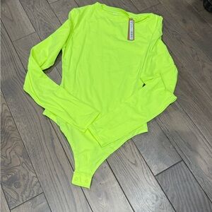 SKIMS Neon Yellow Top